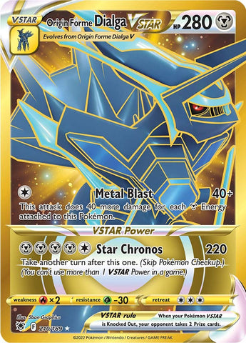 Origin Forme Dialga VSTAR (210/189) [Sword & Shield: Astral Radiance] - The Mythic Store | 24h Order Processing