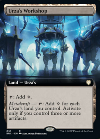 Urza's Workshop (Extended Art) [The Brothers' War Commander] - The Mythic Store | 24h Order Processing