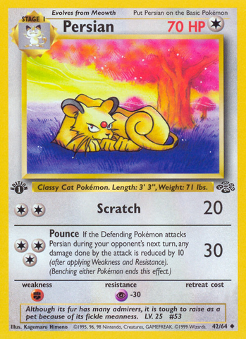 Persian (42/64) [Jungle 1st Edition] - The Mythic Store | 24h Order Processing