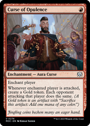Curse of Opulence [March of the Machine Commander] - The Mythic Store | 24h Order Processing