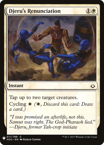 Djeru's Renunciation [Mystery Booster] - The Mythic Store | 24h Order Processing