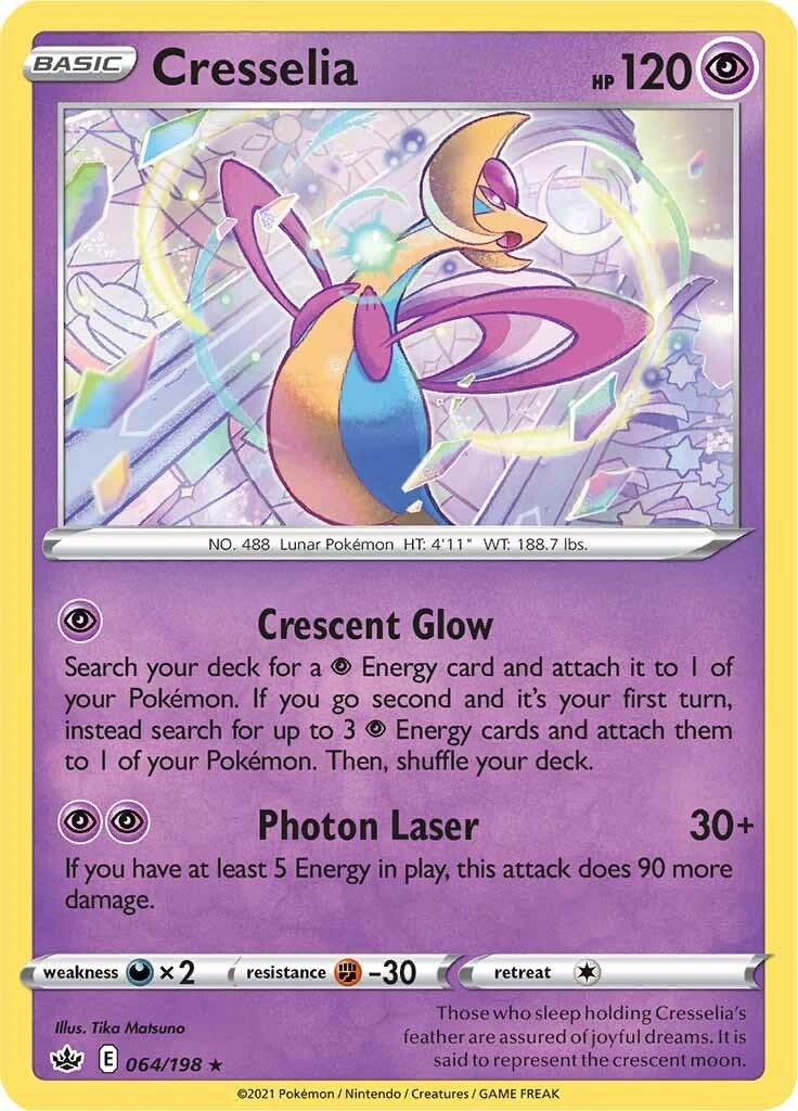 Cresselia (064/198) (Theme Deck Exclusive) [Sword & Shield: Chilling Reign] - The Mythic Store | 24h Order Processing