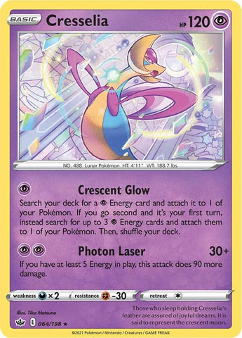 Cresselia (064/198) (Theme Deck Exclusive) [Sword & Shield: Chilling Reign] - The Mythic Store | 24h Order Processing