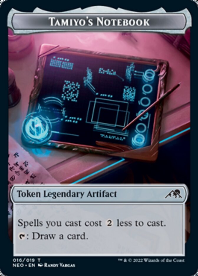 Samurai // Tamiyo's Notebook Double-Sided Token [Kamigawa: Neon Dynasty Tokens] - The Mythic Store | 24h Order Processing