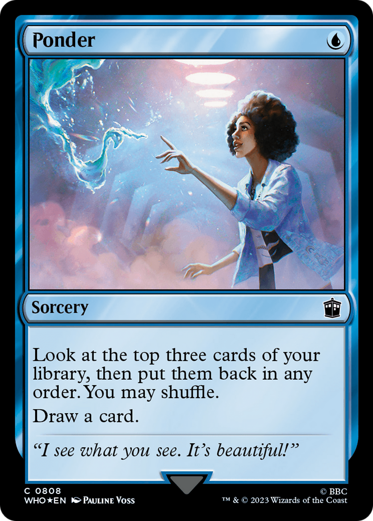 Ponder (Surge Foil) [Doctor Who] - The Mythic Store | 24h Order Processing