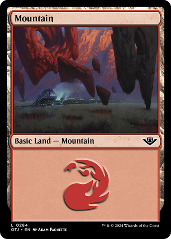 Mountain (0284) [Outlaws of Thunder Junction] - The Mythic Store | 24h Order Processing