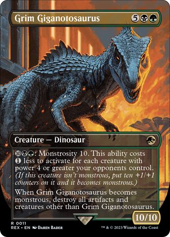 Grim Giganotosaurus (Borderless) [Jurassic World Collection] - The Mythic Store | 24h Order Processing