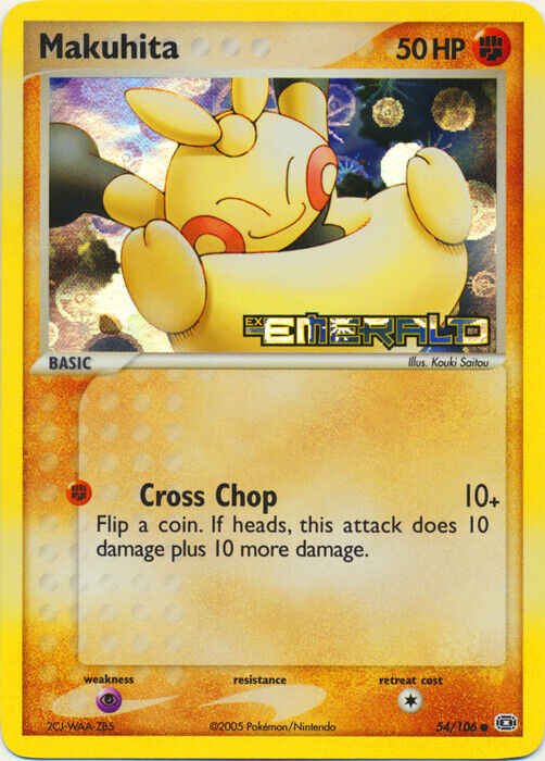 Makuhita (54/106) (Stamped) [EX: Emerald] - The Mythic Store | 24h Order Processing