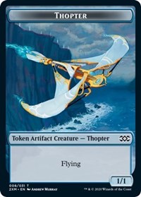 Thopter (008) // Wurm (030) Double-Sided Token [Double Masters Tokens] - The Mythic Store | 24h Order Processing