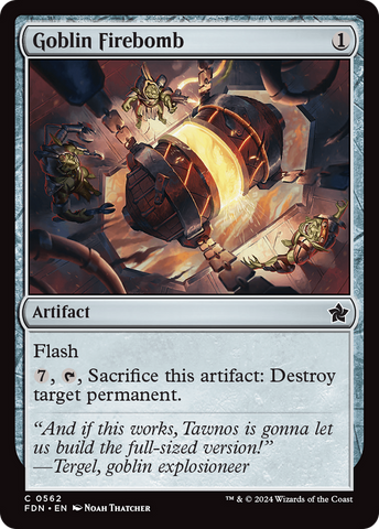 Goblin Firebomb [Foundations] - The Mythic Store | 24h Order Processing