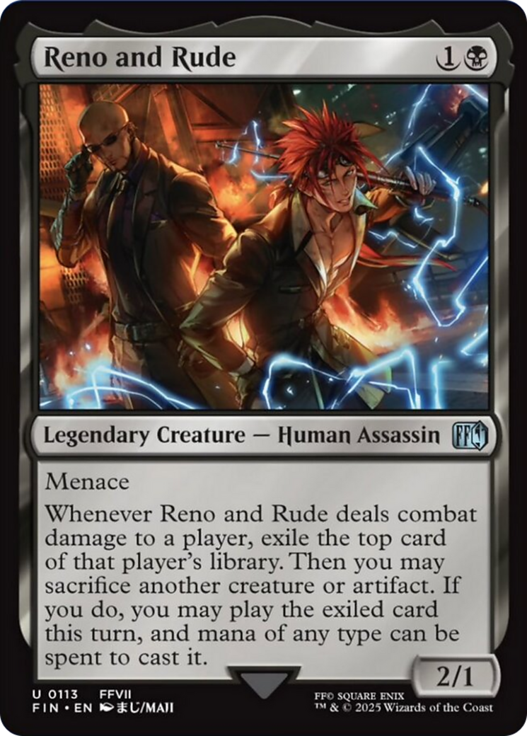 Reno and Rude [FINAL FANTASY] - The Mythic Store | 24h Order Processing