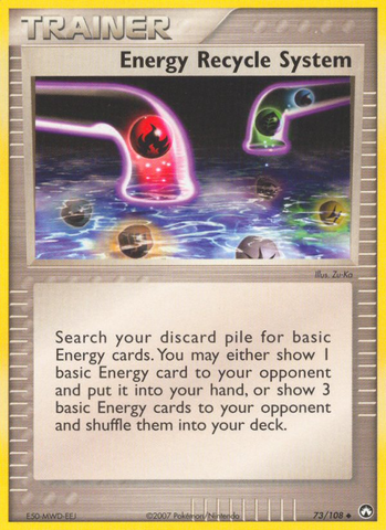 Energy Recycle System (73/108) [EX: Power Keepers] - The Mythic Store | 24h Order Processing