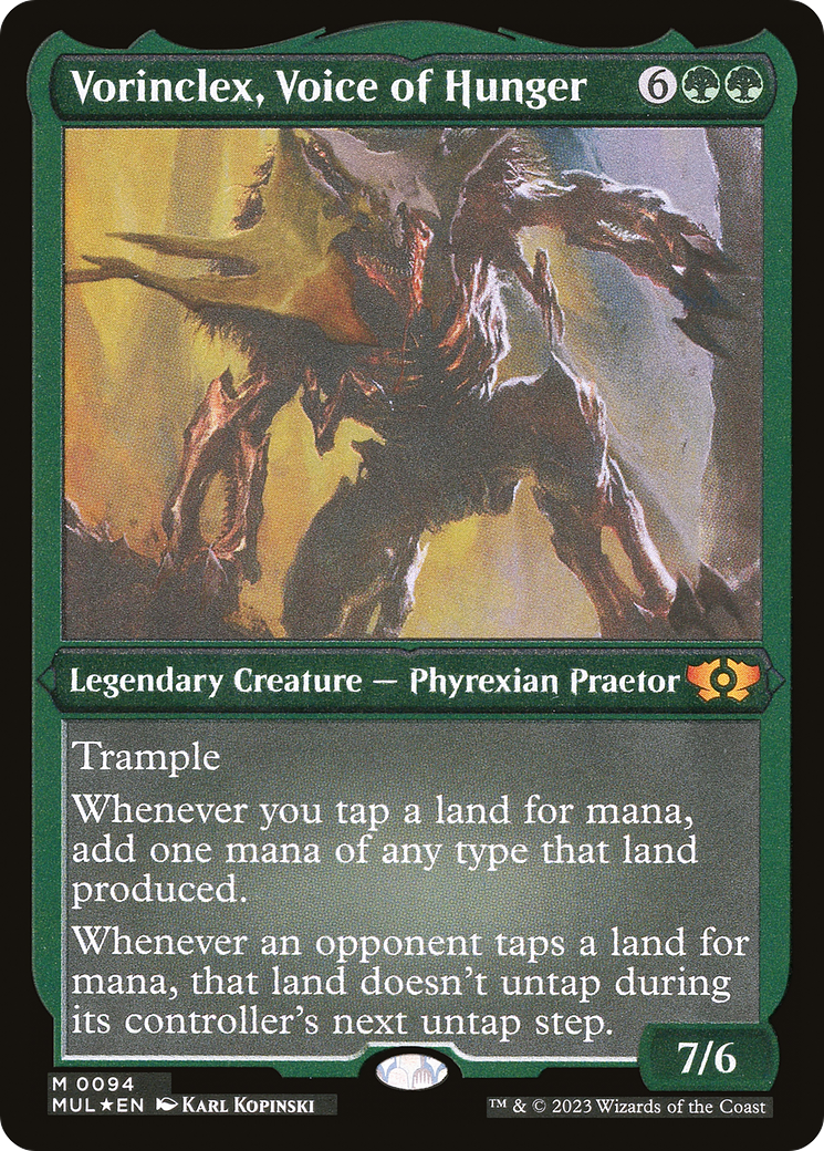 Vorinclex, Voice of Hunger (Foil Etched) [Multiverse Legends] - The Mythic Store | 24h Order Processing