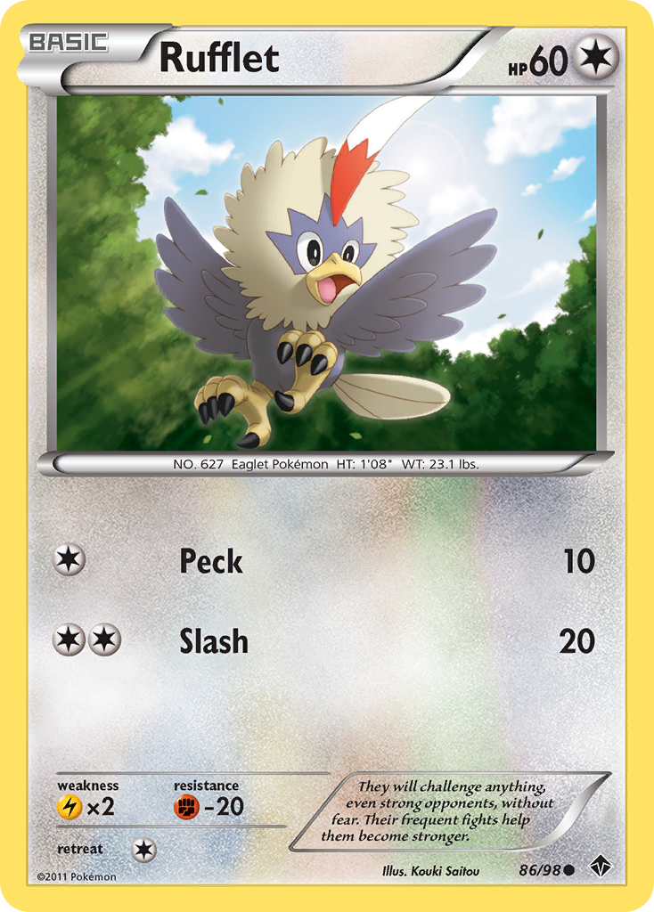 Rufflet (86/98) [Black & White: Emerging Powers] - The Mythic Store | 24h Order Processing