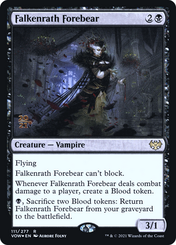 Falkenrath Forebear [Innistrad: Crimson Vow Prerelease Promos] - The Mythic Store | 24h Order Processing