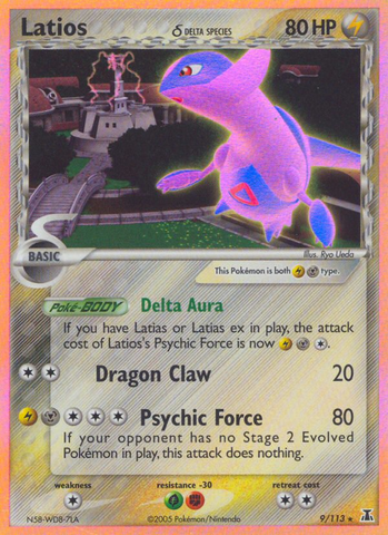 Latios (9/113) (Delta Species) [EX: Delta Species] - The Mythic Store | 24h Order Processing