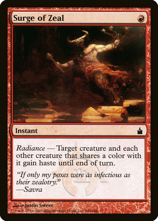 Surge of Zeal [Ravnica: City of Guilds] - The Mythic Store | 24h Order Processing