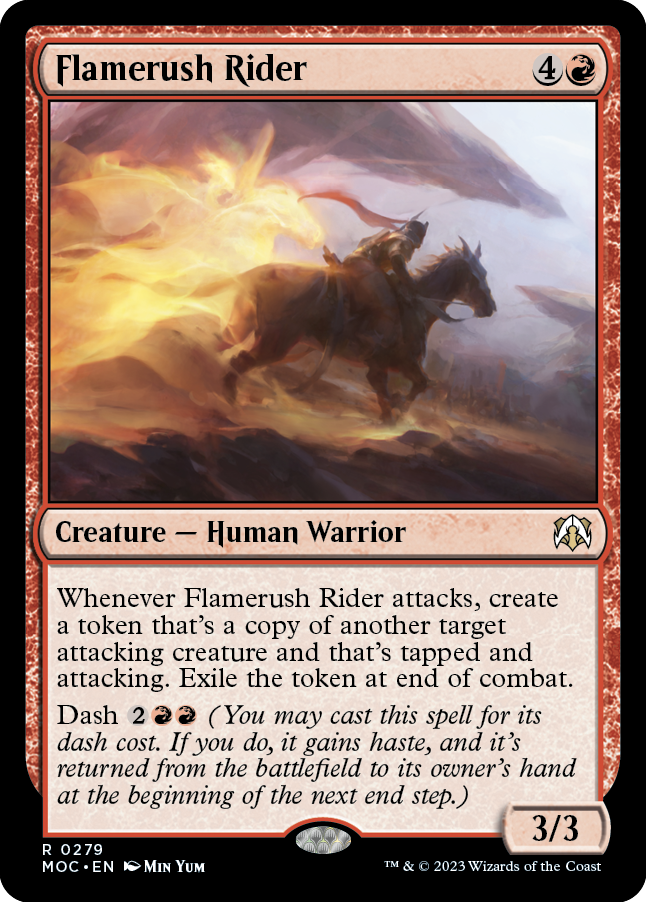 Flamerush Rider [March of the Machine Commander] - The Mythic Store | 24h Order Processing