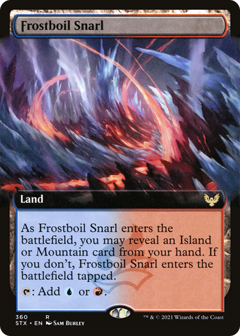 Frostboil Snarl (Extended Art) [Strixhaven: School of Mages] - The Mythic Store | 24h Order Processing