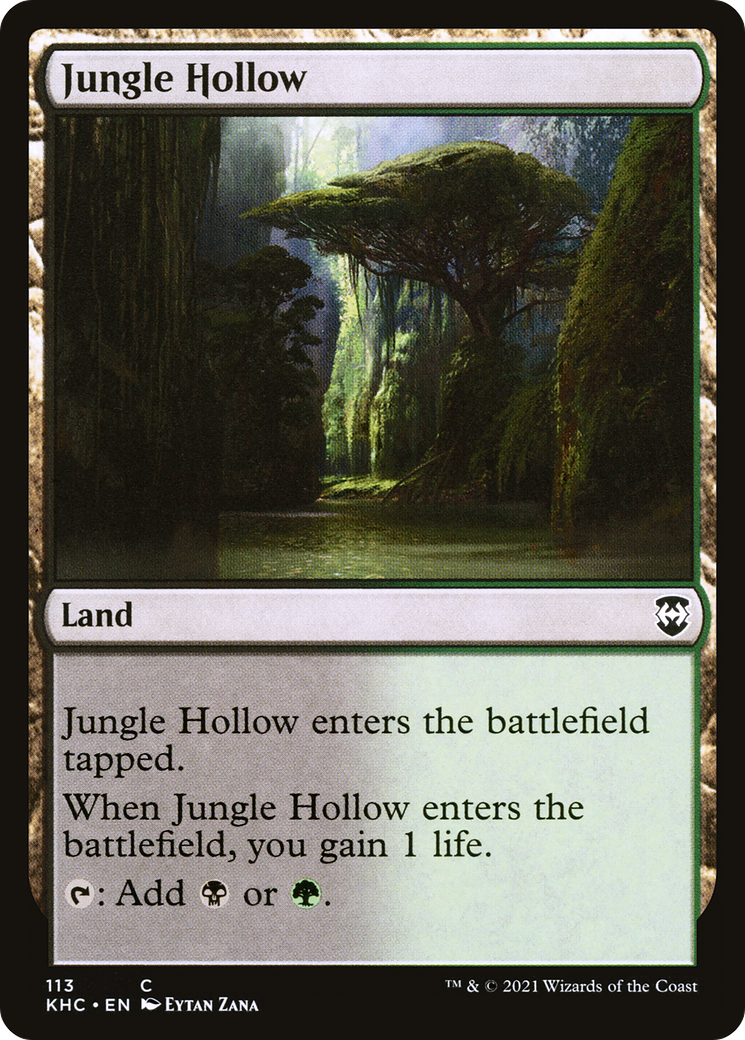 Jungle Hollow [Kaldheim Commander] - The Mythic Store | 24h Order Processing