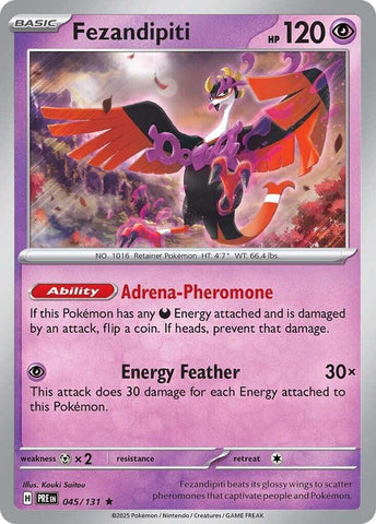 Fezandipiti (045/131) [Scarlet & Violet: Prismatic Evolutions] - The Mythic Store | 24h Order Processing