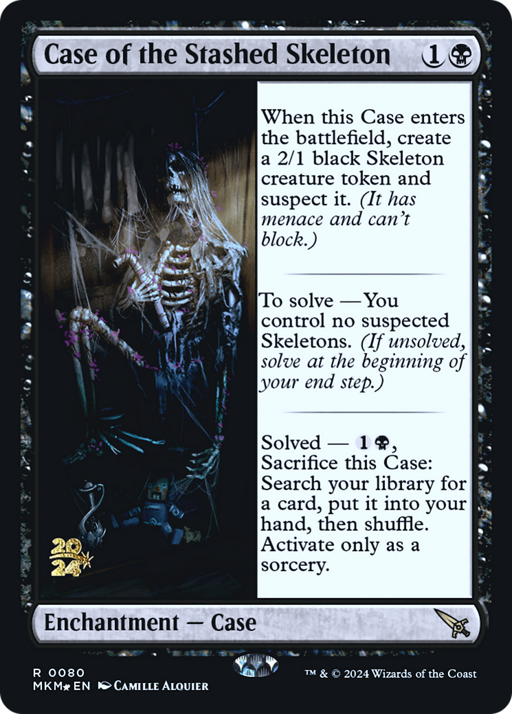 Case of the Stashed Skeleton [Murders at Karlov Manor Prerelease Promos] - The Mythic Store | 24h Order Processing