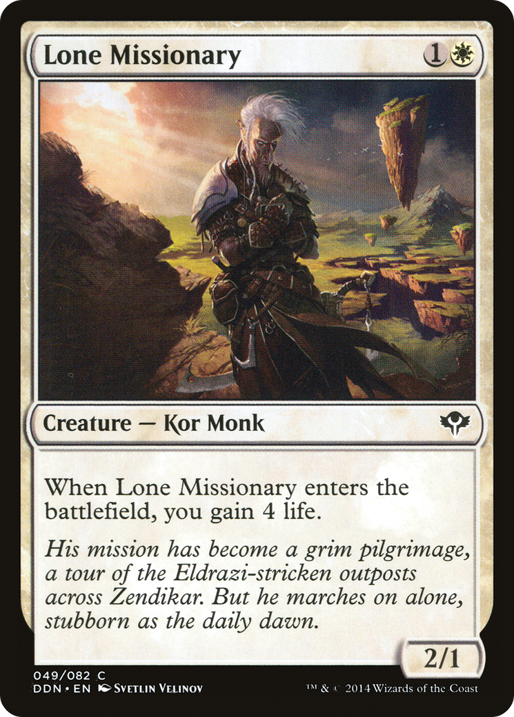 Lone Missionary [Duel Decks: Speed vs. Cunning] - The Mythic Store | 24h Order Processing