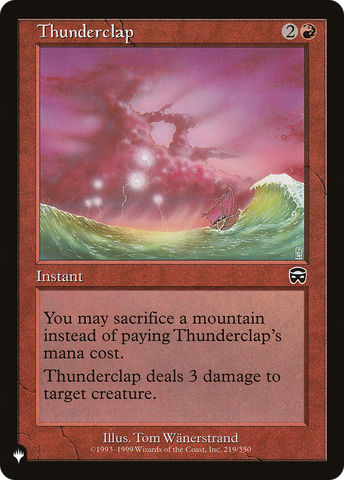 Thunderclap [The List] - The Mythic Store | 24h Order Processing