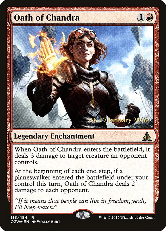 Oath of Chandra [Oath of the Gatewatch Prerelease Promos] - The Mythic Store | 24h Order Processing