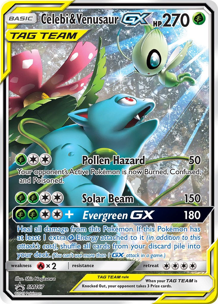 Celebi & Venusaur GX (SM167) [Sun & Moon: Black Star Promos] - The Mythic Store | 24h Order Processing