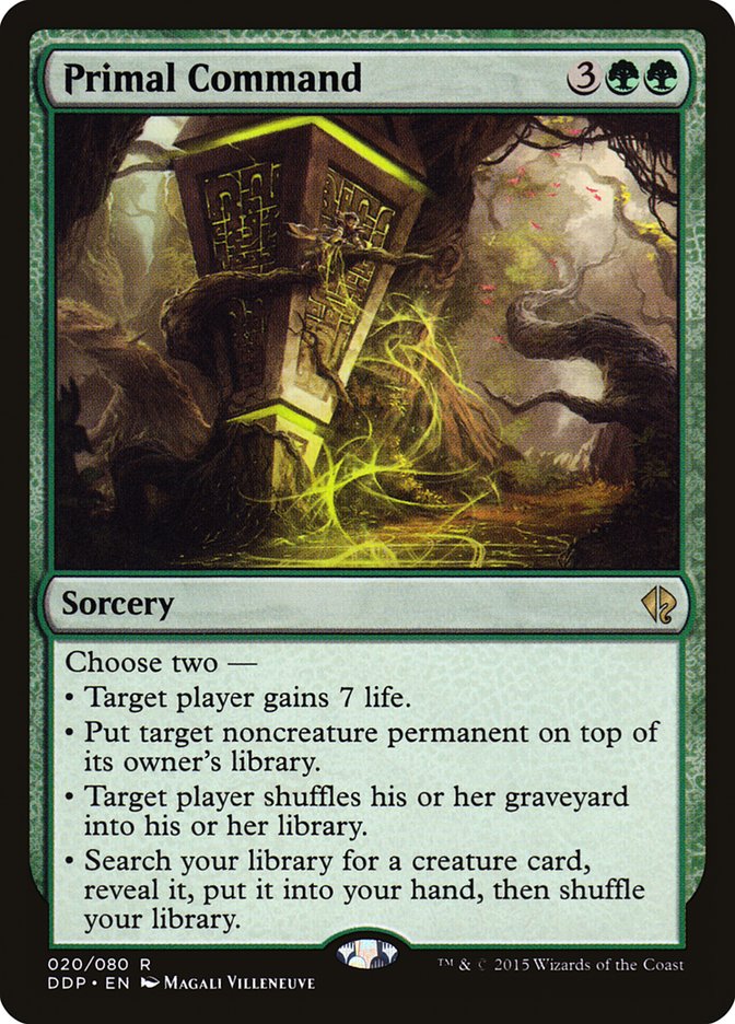 Primal Command [Duel Decks: Zendikar vs. Eldrazi] - The Mythic Store | 24h Order Processing