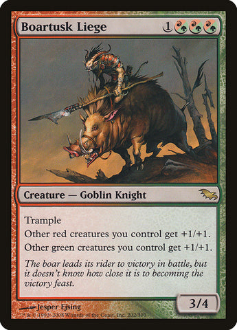 Boartusk Liege [Shadowmoor] - The Mythic Store | 24h Order Processing