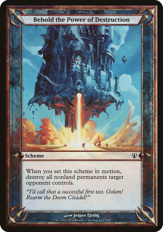 Behold the Power of Destruction (Schemes) [Archenemy Schemes] - The Mythic Store | 24h Order Processing