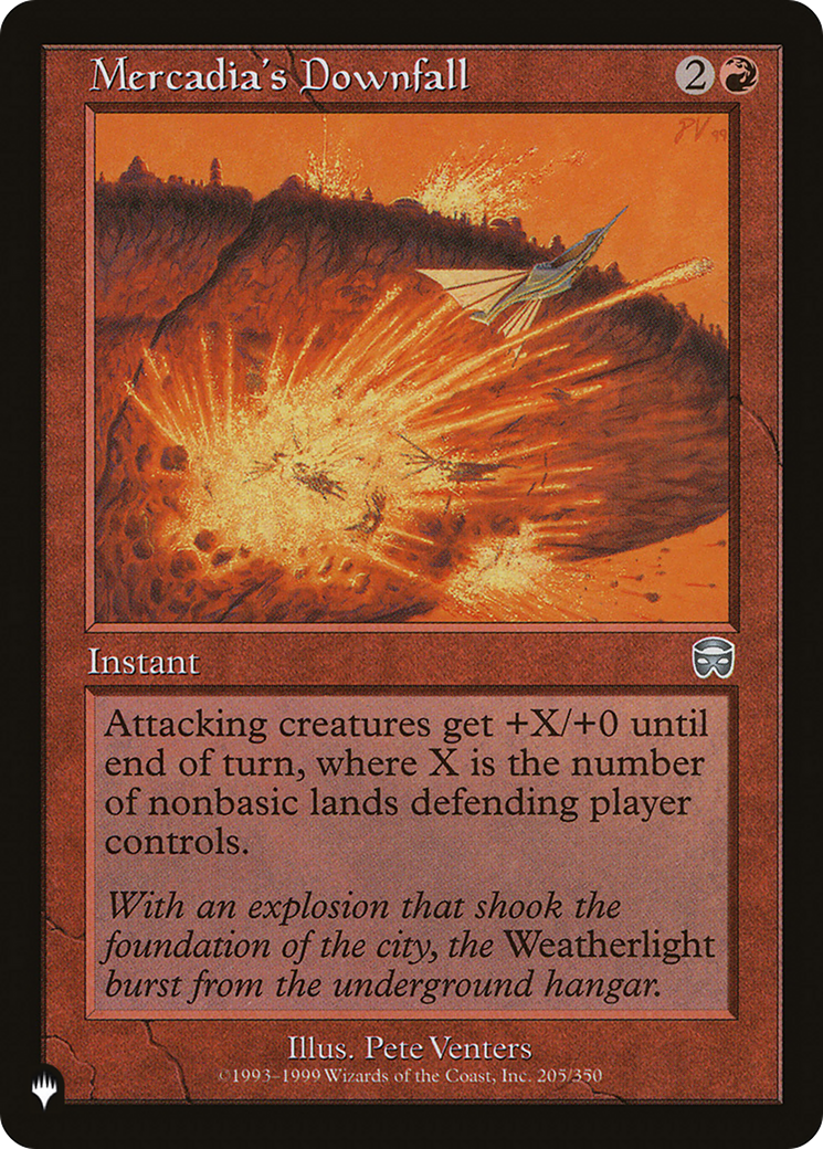 Mercadia's Downfall [The List] - The Mythic Store | 24h Order Processing