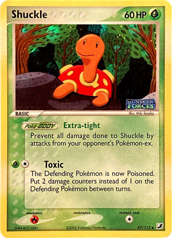 Shuckle (47/115) (Stamped) [EX: Unseen Forces] - The Mythic Store | 24h Order Processing