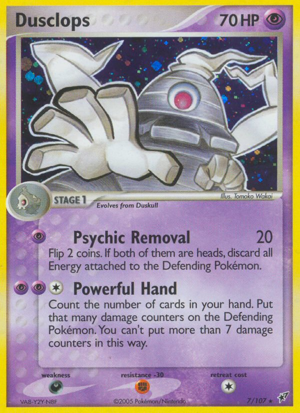Dusclops (7/107) [EX: Deoxys] - The Mythic Store | 24h Order Processing