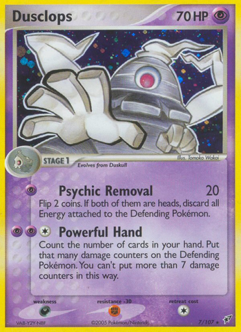 Dusclops (7/107) [EX: Deoxys] - The Mythic Store | 24h Order Processing