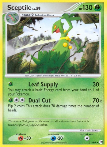 Sceptile (31/99) [Platinum: Arceus] - The Mythic Store | 24h Order Processing