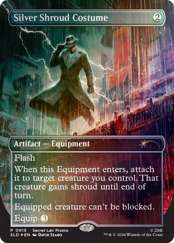 Silver Shroud Costume [Secret Lair Drop Series] - The Mythic Store | 24h Order Processing