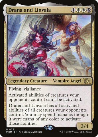 Drana and Linvala (Promo Pack) [March of the Machine Promos] - The Mythic Store | 24h Order Processing