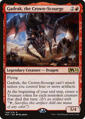 Gadrak, the Crown-Scourge (Promo Pack) [Core Set 2021 Promos] - The Mythic Store | 24h Order Processing