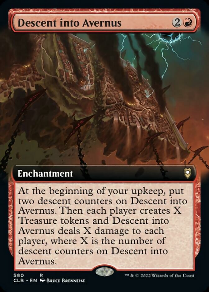Descent into Avernus (Extended Art) [Commander Legends: Battle for Baldur's Gate] - The Mythic Store | 24h Order Processing