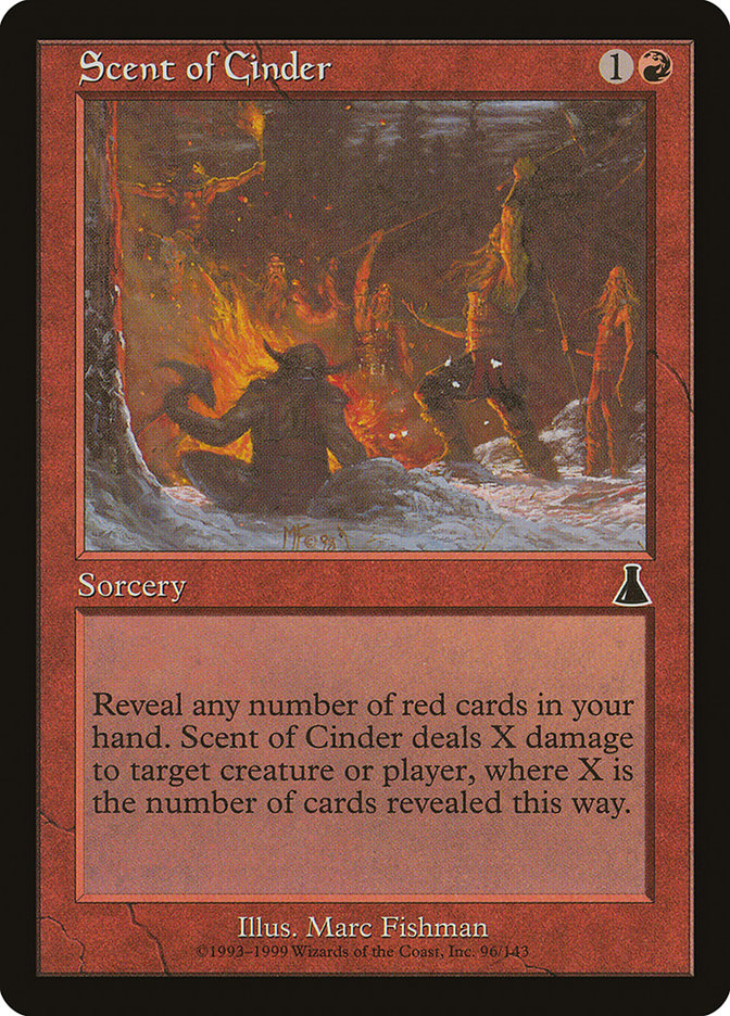 Scent of Cinder [Urza's Destiny] - The Mythic Store | 24h Order Processing