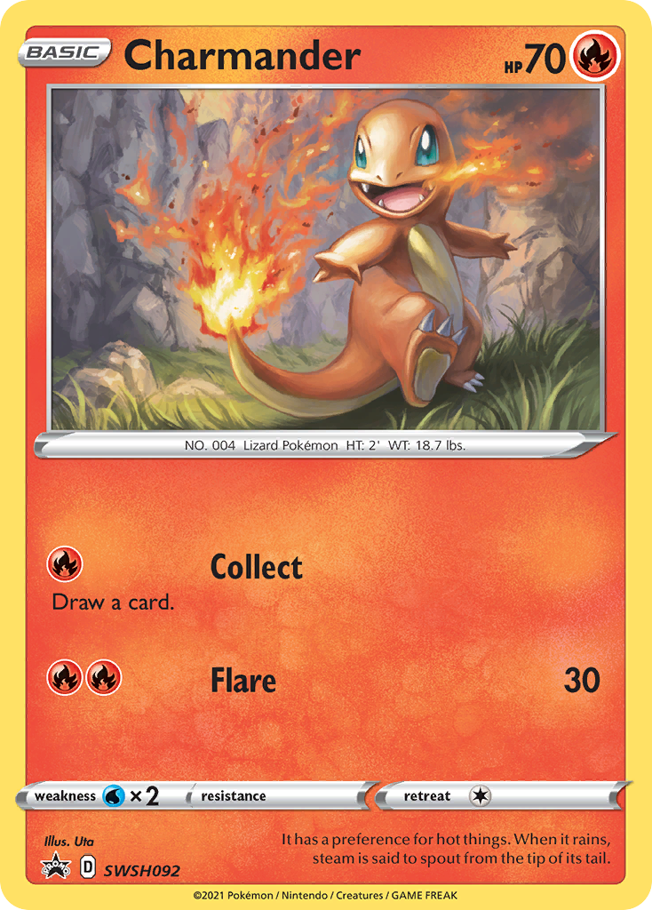 Charmander (SWSH092) [Sword & Shield: Black Star Promos] - The Mythic Store | 24h Order Processing