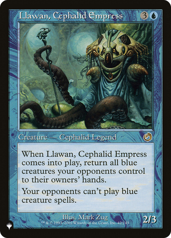 Llawan, Cephalid Empress [The List] - The Mythic Store | 24h Order Processing