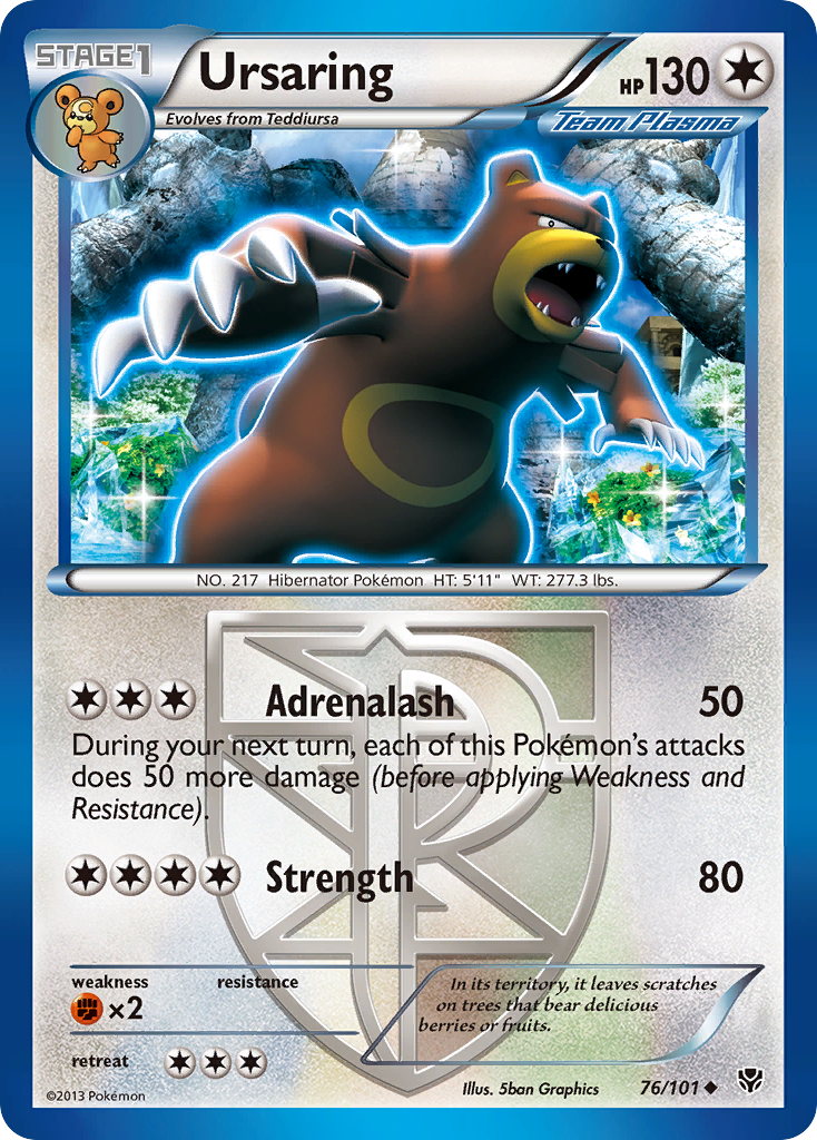 Ursaring (76/101) [Black & White: Plasma Blast] - The Mythic Store | 24h Order Processing