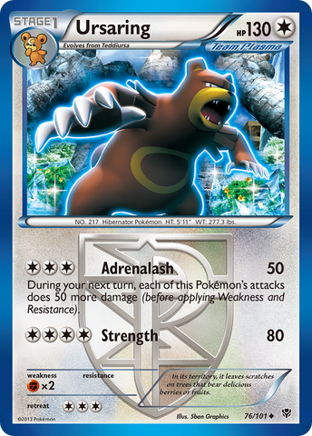 Ursaring (76/101) [Black & White: Plasma Blast] - The Mythic Store | 24h Order Processing