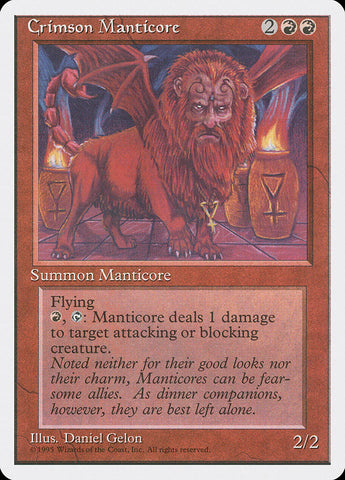 Crimson Manticore [Fourth Edition] - The Mythic Store | 24h Order Processing