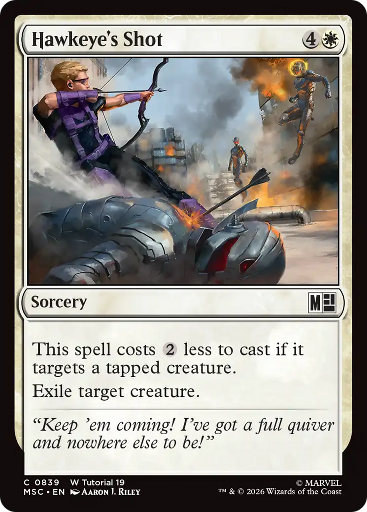 Hawkeye's Shot [Marvel Super Heroes Commander] - The Mythic Store | 24h Order Processing