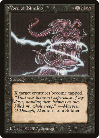 Word of Binding [The Dark] - The Mythic Store | 24h Order Processing
